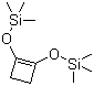 structure of CAS# 17082-61-0, 1,2-Bis(trimethylsiloxy)cyclobutene;1,2-Bis(trimethylsilyloxy)cyclobutene