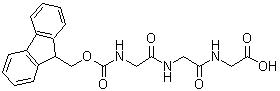 structure of CAS# 170941-79-4, N-[N-[N-[(9H-Fluoren-9-ylmethoxy)carbonyl]glycyl]glycyl]-glycine;US20110097275 PAGE