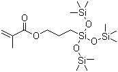 structure of CAS# 17096-07-0, 3-[Tris(trimethylsiloxy)silyl]propyl methacrylate;3-(Methacryloyloxy)propyltris(trimethylsiloxy)silane