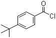 结构式 CAS# 1710-98-1, 对叔丁基苯甲酰氯; 4-叔丁基苯甲酰氯