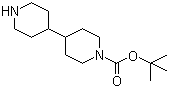 结构式 CAS# 171049-35-7, 1-(叔丁氧羰基)-4,4'-联哌啶