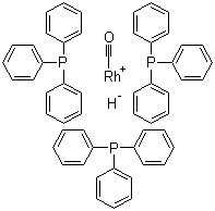 结构式 CAS# 17185-29-4, 三(三苯基膦)羰基氢化铑
