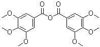 结构式 CAS# 1719-88-6, 3,4,5-三甲氧基苯甲酸酐