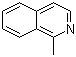 structure of CAS# 1721-93-3, 1-Methylisoquinoline