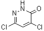 结构式 CAS# 17285-37-9, 4,6-二氯-3(2H)-哒嗪酮