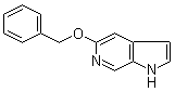 结构式 CAS# 17288-54-9, 5-(苄氧基)-1H-吡咯并[2,3-c]吡啶