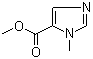 结构式 CAS# 17289-20-2, 1-甲基咪唑-5-羧酸甲酯