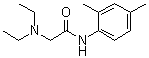 structure of CAS# 17289-53-1, 2-(Diethylamino)-N-(2,4-dimethylphenyl)acetamide