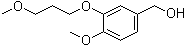 结构式 CAS# 172900-74-2, 4-甲氧基-3-(3-甲氧基丙氧基)苄醇