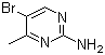 structure of CAS# 17321-93-6, 2-Amino-4-methyl-5-bromopyrimidine;5-Bromo-4-methyl-pyrimidin-2-ylamine
