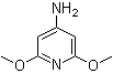 结构式 CAS# 17325-39-2, 2,6-二甲氧基-4-吡啶胺
