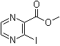 结构式 CAS# 173290-17-0, 3-碘吡嗪-2-甲酸甲酯