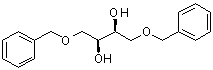 结构式 CAS# 17401-06-8, 1,4-二-O-苄基-L-苏糖醇