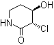 结构式 CAS# 174204-83-2, 3-氯-4-羟基哌啶-2-酮