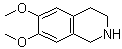 结构式 CAS# 1745-07-9, 6,7-二甲氧基-1,2,3,4-四氢异喹啉
