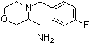 结构式 CAS# 174561-70-7, 3-氨甲基-4-(4-氟苄基)吗啉