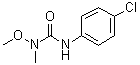 结构式 CAS# 1746-81-2, 绿谷隆; 1-甲氧基-1-甲基-3-(4-氯苯基)脲
