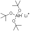 structure of CAS# 17476-04-9, Lithium tri-tert-butoxyaluminum hydride
