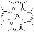 structure of CAS# 17501-44-9, Zirconium tetrakis(acetylacetonate);Tetrakis(acetylacetonato)zirconium; Tetrakis(acetylacetonato)zirconium(IV); X 1044; ZC 150; ZR 181; Zirconium 2,4-pentane dionate; Zirconium acetylacetonate; Zirconium tetraacetylacetonate; Zirconium tetrakis(2,4-pentanedionate)