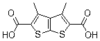 3,4-Dimethylthieno[2,3-b]thiophene-2,5-dicarboxylic acid molecular structure (CAS 175202-55-8)