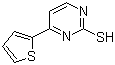 4-(2-噻吩基)嘧啶-2-硫醇分子结构 (CAS 175202-75-2)