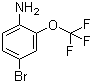 structure of CAS# 175278-09-8, 4-Bromo-2-trifluoromethoxyaniline;4-Bromo-2-(trifluoromethoxy)aniline