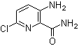 structure of CAS# 175358-01-7, 3-Amino-6-chloropyridine-2-carboxamide
