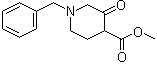 结构式 CAS# 175406-94-7, 1-苄基-3-氧代-4-哌啶羧酸甲酯