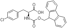 (S)-N-Fmoc-4-Chlorophenylalanine molecular structure (CAS 175453-08-4)