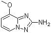 结构式 CAS# 175965-65-8, 8-甲氧基-[1,2,4]三唑并[1,5-a]吡啶-2-胺