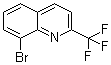 结构式 CAS# 176722-63-7, 8-溴-2-(三氟甲基)喹啉