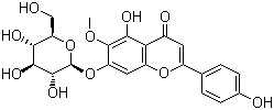 结构式 CAS# 17680-84-1, 高车前苷