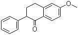 structure of CAS# 1769-84-2, 6-Methoxy-2-phenyltetralone