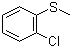 结构式 CAS# 17733-22-1, 2-氯苯甲硫醚; 2-氯茴香硫醚; 邻氯茴香硫醚