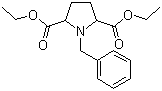 结构式 CAS# 17740-40-8, 1-苄基-2,5-吡咯烷二羧酸二乙酯