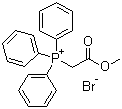 结构式 CAS# 1779-58-4, 甲氧甲酰基甲基三苯基溴化膦; (甲氧基羰基甲基)三苯基溴化鏻