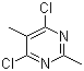 结构式 CAS# 1780-33-2, 4,6-二氯-2,5-二甲基嘧啶