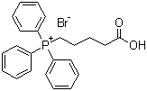 structure of CAS# 17814-85-6, (4-Carboxybutyl)triphenylphosphonium bromide