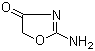 2-Amino-4(5H)-oxazolone molecular structure (CAS 17816-85-2)