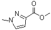 结构式 CAS# 17827-61-1, 1-甲基-1H-吡唑-3-羧酸甲酯