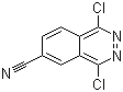 structure of CAS# 178308-61-7, 1,4-Dichloro-6-phthalazinecarbonitrile