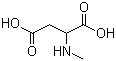 structure of CAS# 17833-53-3, 2-Methylaminosuccinic acid;N-Methyl-DL-aspartic acid; N-Methylaspartic acid; NMDA