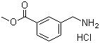 structure of CAS# 17841-68-8, Methyl 3-(aminomethyl)benzoate hydrochloride;3-Aminomethylbenzoic acid methyl ester hydrochloride