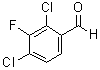 structure of CAS# 1785621-05-7, 2,4-Dichloro-3-fluorobenzaldehyde
