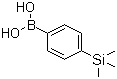 structure of CAS# 17865-11-1, 4-(Trimethylsilyl)benzeneboronic acid;[4-(Trimethylsilyl)phenyl]boronic acid; p-(Trimethylsilyl)phenylboronic acid; p-Trimethylsilylbenzeneboronic acid