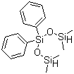 1,1,5,5-Tetramethyl-3,3-diphenyltrisiloxane molecular structure (CAS 17875-55-7)