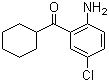 结构式 CAS# 1789-30-6, 2-氨基-5-氯苯基环己甲酮