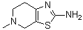 4,5,6,7-Tetrahydro-5-methylthiazolo[5,4-c]pyridin-2-amine molecular structure (CAS 17899-48-8)