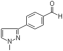 structure of CAS# 179055-27-7, 4-(1-Methyl-1H-pyrazol-3-yl)benzaldehyde