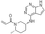 结构式 CAS# 1792180-81-4, 1-[(2S,5R)-2-甲基-5-(7H-吡咯并[2,3-d]嘧啶-4-基氨基)-1-哌啶基]-2-丙烯-1-酮
